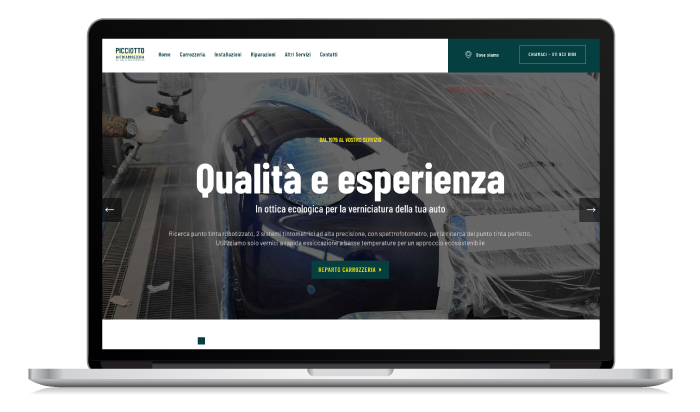 Carrozzeria Picciotto - sito web