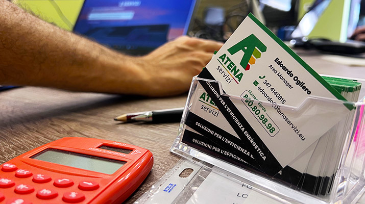 Biglietti da visita Atena Servizi