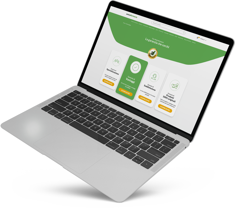 Landing page custom Shop online