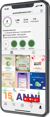 Amicafarmacia.com social network post